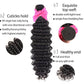 9A Deep Wave Virgin Hair Natural Color 3 Bundles 4x4 Closure